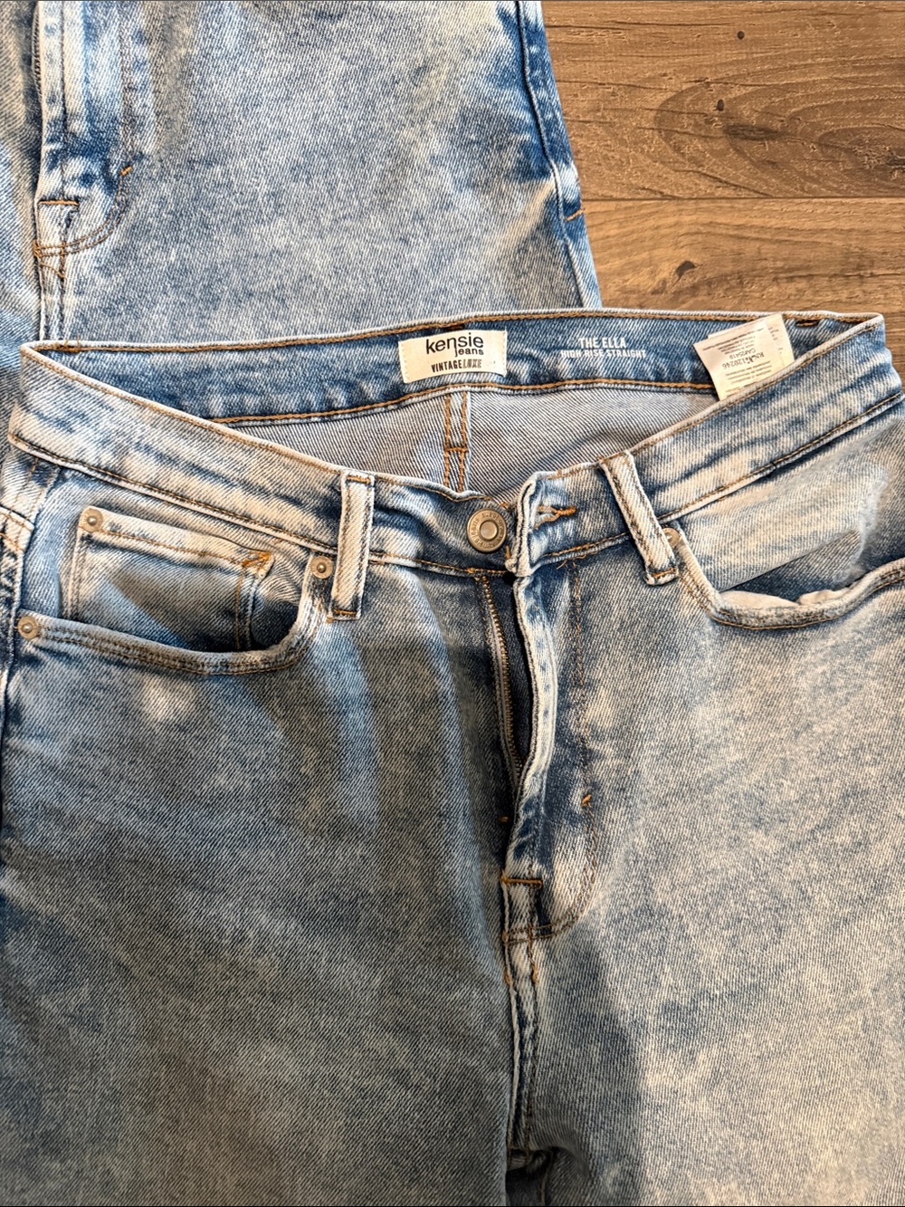 Kensie Jeans The Ella High Rise Straight - Picture 2 of 5